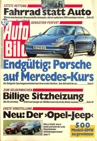 Deckblatt Auto Bild (07/1991)